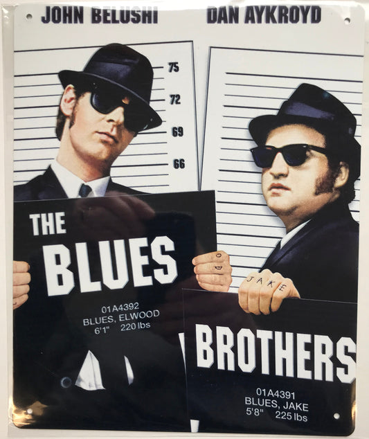 Metal Vintage Style Wall Sign - Blues Brothers Iconic Poster 10x8 inch [BluBro]